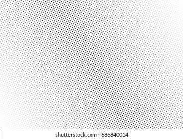 Abstract halftone dotted background. Monochrome futuristic grunge pattern, stars.  Vector modern optical pop art texture for posters, site, postcard, cover, labels, vintage sticker, mock-up layout.