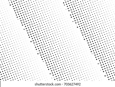 Abstract halftone dotted background. Monochrome pattern with square.  Vector modern pop art texture for posters, sites, cover, business cards, postcards, grunge art, labels layout, stickers.