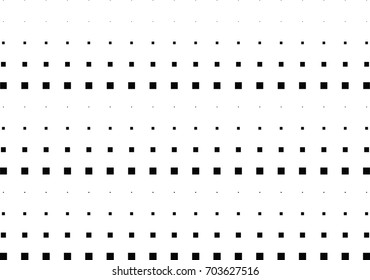 Abstract halftone dotted background. Monochrome pattern with square.  Vector modern pop art texture for posters, sites, cover, business cards, postcards, grunge art, labels layout, stickers.