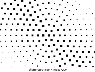 Abstract halftone dotted background. Monochrome pattern with square.  Vector modern pop art texture for posters, sites, cover, business cards, postcards, grunge art, labels layout, stickers.