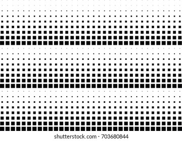 Abstract halftone dotted background. Monochrome pattern with square.  Vector modern pop art texture for posters, sites, cover, business cards, postcards, grunge art, labels layout, stickers.