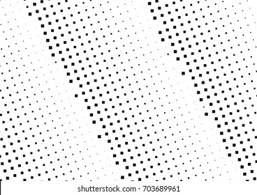 Abstract halftone dotted background. Monochrome pattern with square.  Vector modern pop art texture for posters, sites, cover, business cards, postcards, grunge art, labels layout, stickers.