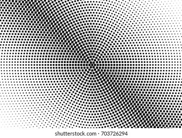 Abstract halftone dotted background. Monochrome pattern with square.  Vector modern pop art texture for posters, sites, cover, business cards, postcards, grunge art, labels layout, stickers.