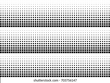 Abstract halftone dotted background. Monochrome pattern with square.  Vector modern pop art texture for posters, sites, cover, business cards, postcards, grunge art, labels layout, stickers.