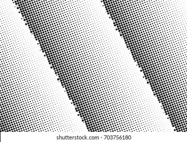 Abstract halftone dotted background. Monochrome pattern with square.  Vector modern pop art texture for posters, sites, cover, business cards, postcards, grunge art, labels layout, stickers.