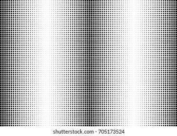 Abstract halftone dotted background. Monochrome pattern with square.  Vector modern pop art texture for posters, sites, cover, business cards, postcards, grunge art, labels layout, stickers.