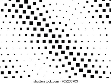Abstract halftone dotted background. Monochrome pattern with square.  Vector modern pop art texture for posters, sites, cover, business cards, postcards, grunge art, labels layout, stickers.