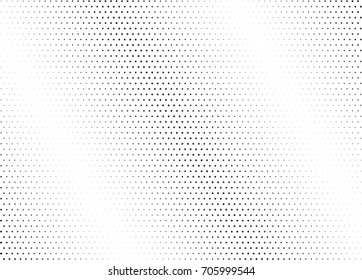 Abstract halftone dotted background. Monochrome futuristic grunge pattern, stars.  Vector modern optical pop art texture for posters, site, postcard, cover, labels, vintage sticker, mock-up layout.
