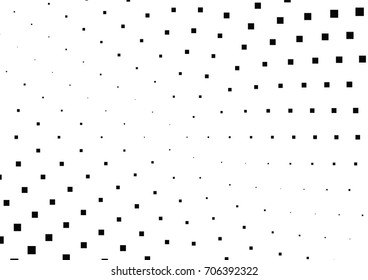 Abstract halftone dotted background. Monochrome pattern with square.  Vector modern pop art texture for posters, sites, cover, business cards, postcards, grunge art, labels layout, stickers.