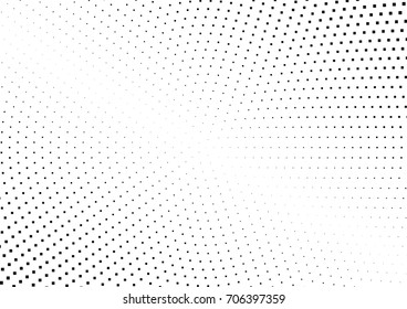 Abstract halftone dotted background. Monochrome pattern with square.  Vector modern pop art texture for posters, sites, cover, business cards, postcards, grunge art, labels layout, stickers.