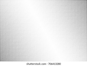 Abstract halftone dotted background. Monochrome pattern with square.  Vector modern pop art texture for posters, sites, cover, business cards, postcards, grunge art, labels layout, stickers.