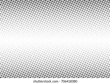 Abstract halftone dotted background. Monochrome pattern with square.  Vector modern pop art texture for posters, sites, cover, business cards, postcards, grunge art, labels layout, stickers.