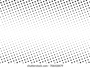 Abstract halftone dotted background. Monochrome pattern with square.  Vector modern pop art texture for posters, sites, cover, business cards, postcards, grunge art, labels layout, stickers.