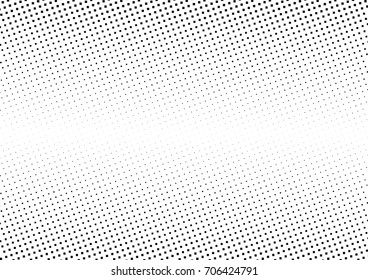 Abstract halftone dotted background. Monochrome pattern with square.  Vector modern pop art texture for posters, sites, cover, business cards, postcards, grunge art, labels layout, stickers.