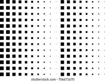 Abstract halftone dotted background. Monochrome pattern with square.  Vector modern pop art texture for posters, sites, cover, business cards, postcards, grunge art, labels layout, stickers.