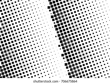 Abstract halftone dotted background. Monochrome pattern with square.  Vector modern pop art texture for posters, sites, cover, business cards, postcards, grunge art, labels layout, stickers.