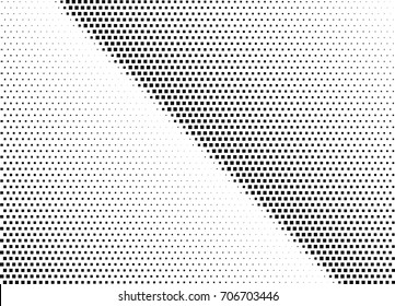 Abstract halftone dotted background. Monochrome pattern with square.  Vector modern pop art texture for posters, sites, cover, business cards, postcards, grunge art, labels layout, stickers.