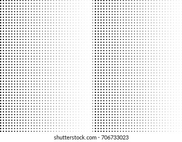 Abstract halftone dotted background. Monochrome pattern with square.  Vector modern pop art texture for posters, sites, cover, business cards, postcards, grunge art, labels layout, stickers.