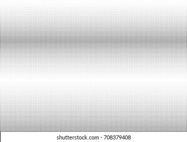 Abstract halftone dotted background. Monochrome futuristic grunge pattern, stars.  Vector modern optical pop art texture for posters, site, postcard, cover, labels, vintage sticker, mock-up layout.