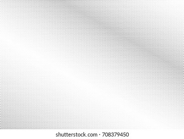 Abstract halftone dotted background. Monochrome futuristic grunge pattern, stars.  Vector modern optical pop art texture for posters, site, postcard, cover, labels, vintage sticker, mock-up layout.