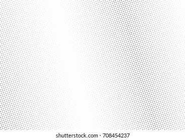 Abstract halftone dotted background. Monochrome futuristic grunge pattern, stars.  Vector modern optical pop art texture for posters, site, postcard, cover, labels, vintage sticker, mock-up layout.