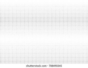 Abstract halftone dotted background. Monochrome futuristic grunge pattern, stars.  Vector modern optical pop art texture for posters, site, postcard, cover, labels, vintage sticker, mock-up layout.