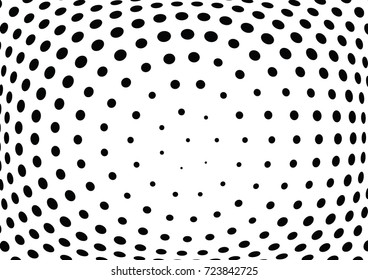 Abstract halftone dotted background. Monochrome pattern with dot and circles.  Vector modern pop art texture for posters, sites, business cards, cover postcards, interior design, labels, stickers.