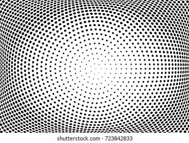 Abstract halftone dotted background. Monochrome pattern with dot and circles.  Vector modern pop art texture for posters, sites, business cards, cover postcards, interior design, labels, stickers.