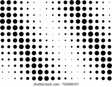 Abstract halftone dotted background. Monochrome pattern with dot and circles.  Vector modern pop art texture for posters, sites, business cards, cover postcards, interior design, labels, stickers.