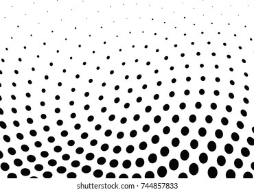 Abstract halftone dotted background. Monochrome pattern with dot and circles.  Vector modern pop art texture for posters, sites, business cards, cover postcards, interior design, labels, stickers.