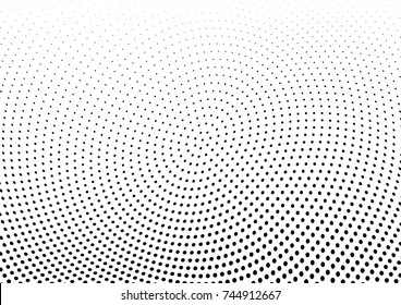Abstract halftone dotted background. Monochrome pattern with dot and circles.  Vector modern pop art texture for posters, sites, business cards, cover postcards, interior design, labels, stickers.