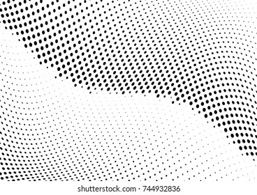 Abstract halftone dotted background. Monochrome grunge pattern with dot and circles.  Vector modern pop art texture for posters, sites, business cards, cover, postcards, labels, stickers layout.