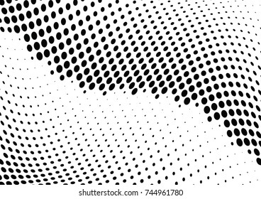 Abstract halftone dotted background. Monochrome grunge pattern with dot and circles.  Vector modern pop art texture for posters, sites, business cards, cover, postcards, labels, stickers layout.