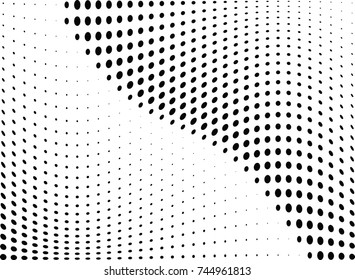 Abstract halftone dotted background. Monochrome grunge pattern with dot and circles.  Vector modern pop art texture for posters, sites, business cards, cover, postcards, labels, stickers layout.