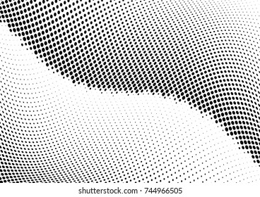 Abstract halftone dotted background. Monochrome grunge pattern with dot and circles.  Vector modern pop art texture for posters, sites, business cards, cover, postcards, labels, stickers layout.