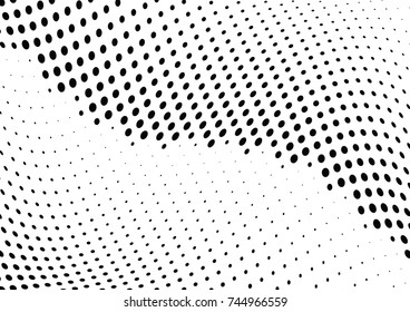 Abstract halftone dotted background. Monochrome grunge pattern with dot and circles.  Vector modern pop art texture for posters, sites, business cards, cover, postcards, labels, stickers layout.