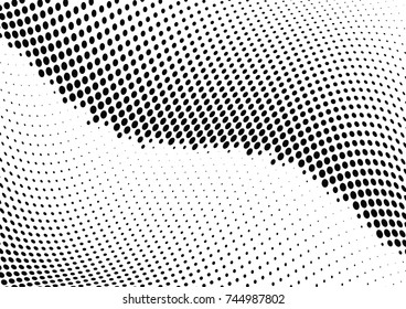 Abstract halftone dotted background. Monochrome grunge pattern with dot and circles.  Vector modern pop art texture for posters, sites, business cards, cover, postcards, labels, stickers layout.