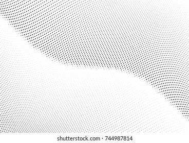 Abstract halftone dotted background. Monochrome grunge pattern with dot and circles.  Vector modern pop art texture for posters, sites, business cards, cover, postcards, labels, stickers layout.