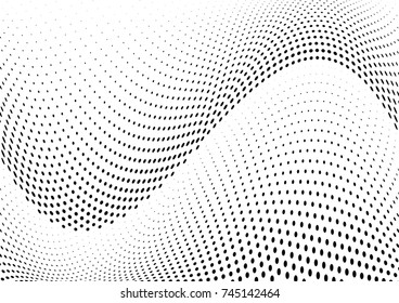Abstract halftone dotted background. Monochrome pattern with dot and circles.  Vector modern pop art texture for posters, sites, business cards, cover postcards, interior design, labels, stickers.