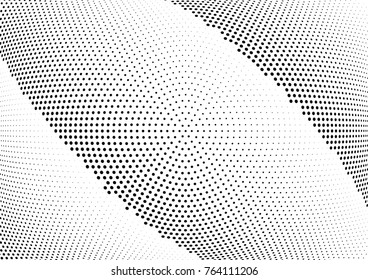 Abstract halftone dotted background. Monochrome grunge pattern with dot and circles.  Vector modern pop art texture for posters, sites, business cards, cover, postcards, labels, stickers layout.
