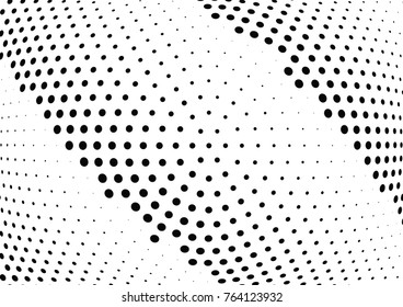 Abstract halftone dotted background. Monochrome grunge pattern with dot and circles.  Vector modern pop art texture for posters, sites, business cards, cover, postcards, labels, stickers layout.