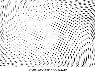 Abstract halftone dotted background. Monochrome grunge pattern with dot and circles.  Vector modern pop art texture for posters, sites, business cards, cover, postcards, labels, stickers layout.