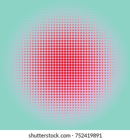 Abstract Halftone Dotted Background. Square Minimal Background. Pink Dotes. Vector Modern Futuristic Texture for Cover Posters, Sites, Web, Business Cards, Interior Design, Business Cards, Postcards.