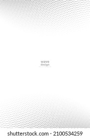 Abstract halftone dotted background. Technology pattern. Dot wave. Vector modern optical pop art texture for posters, sites, business cards, cover, labels mock-up, vintage layout