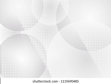 Abstract halftone dotted background. Transparency grunge pattern, dot, circles, shadow.  Gray modern optical pop art texture for posters, sites, business cards, cover, labels mock-up, vintage stickers