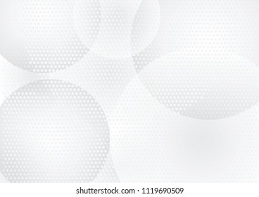 Abstract halftone dotted background. Transparency grunge pattern, dot, circles, shadow.  Gray modern optical pop art texture for posters, sites, business cards, cover, labels mock-up, vintage stickers