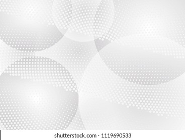 Abstract halftone dotted background. Transparency grunge pattern, dot, circles, shadow.  Gray modern optical pop art texture for posters, sites, business cards, cover, labels mock-up, vintage stickers