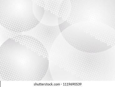 Abstract halftone dotted background. Transparency grunge pattern, dot, circles, shadow.  Gray modern optical pop art texture for posters, sites, business cards, cover, labels mock-up, vintage stickers