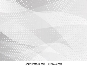 Abstract halftone dotted background. Transparency grunge pattern, dot, circles, shadow.  Gray modern optical pop art texture for posters, sites, business cards, cover, labels mock-up, vintage stickers