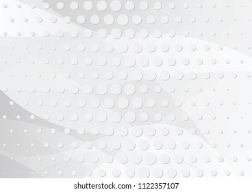 Abstract halftone dotted background. Transparency grunge pattern, dot, circles, shadow.  Gray modern optical pop art texture for posters, sites, business cards, cover, labels mock-up, vintage stickers